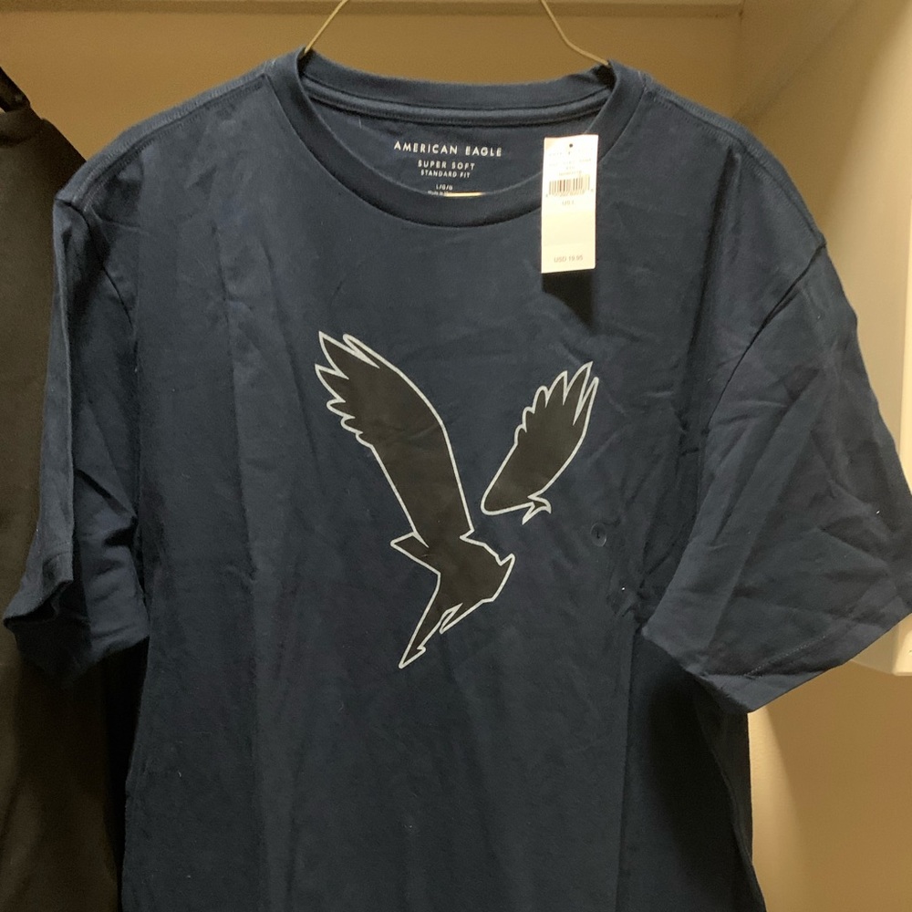 American Eagle Large Super Soft Blue Tee - NWT